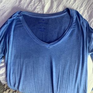 american eagle dark blue long sleeve tee